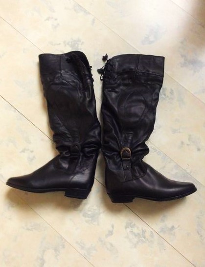 Luxusné kožené čižmy, 38