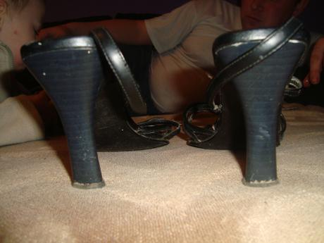 Cierne sandalky, 39
