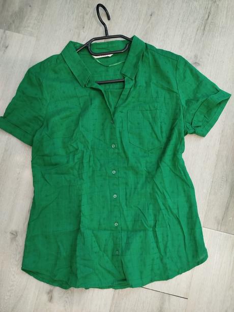 Zelená košeľa so vzorom camaieu, camaieu,36