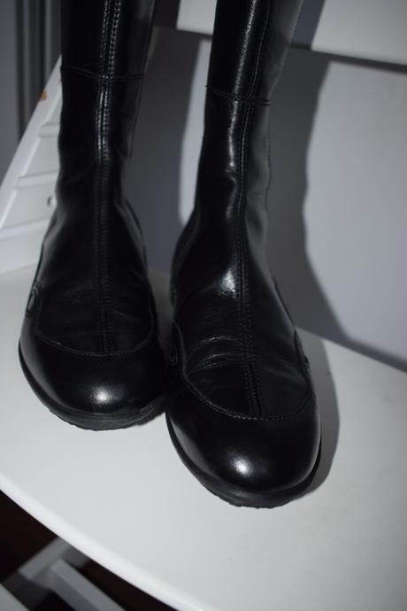 Kožené čižmy samsonite veľ. 37,5, 37