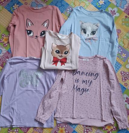 Tričká na doma, h&m,134
