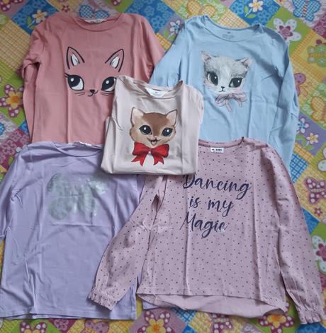 Tričká na doma, h&m,134