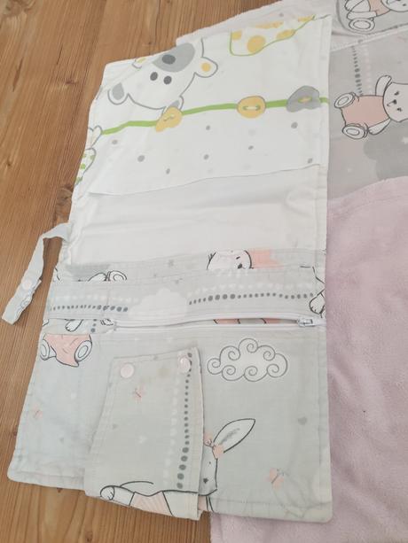 Deka a taštička na prienky,