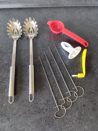 Špirala na zemiaky, naberačky cestovín, oddeľovac, 