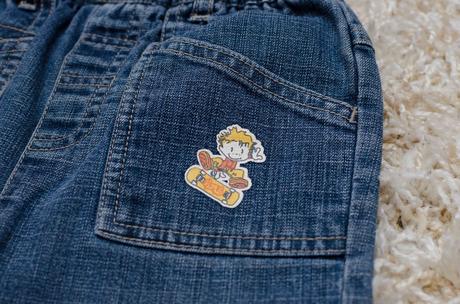 2 x pohodlné rifličky, h&m,86