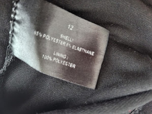 Čierne elastické šaty 38, 38