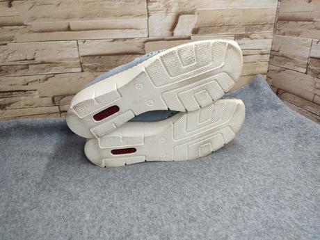 Rieker 38 - dámske svetlomodré našuchovačky, rieker,38