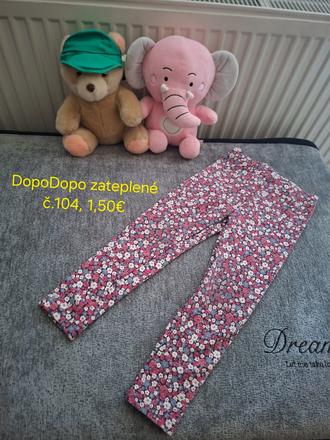 Zateplené legíny č.98, dopodopo,104