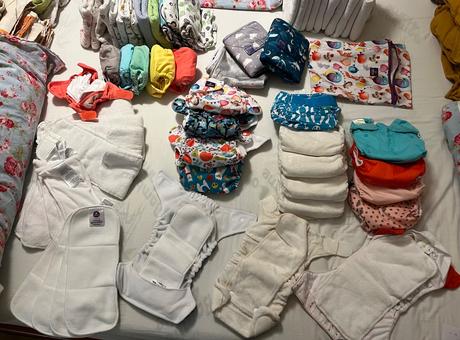 Látkové plienky sada,