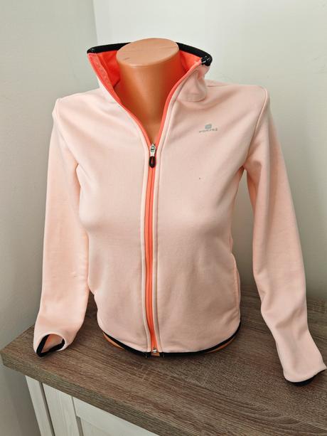 Jemne neónová mikina krásna 146 až s, decathlon