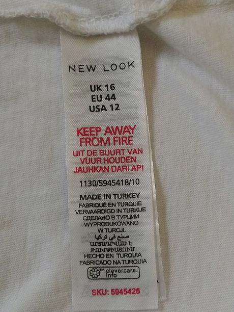 Dámsky biely crop top, new look, new look,xxl