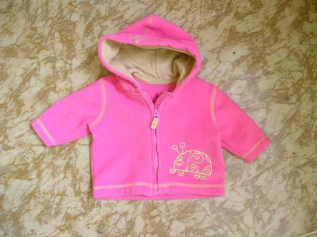 Flísová mikinka pre princeznú 0-3m, george,62