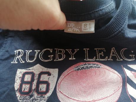 Tričko rugby, hrubšie v128, 8r, 128