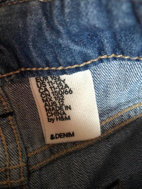 Kratasy na traky, denim,152