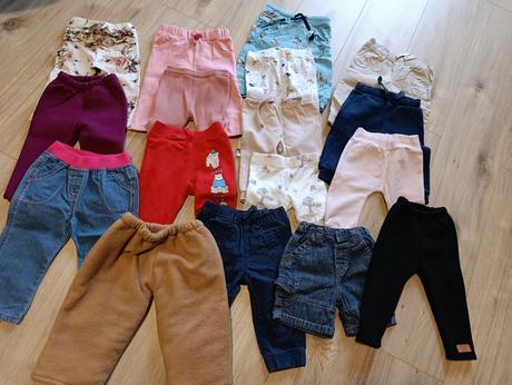 Balík oblečenia pre dievčatko veľkosť 74, 68–80