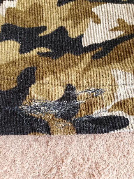 Menčestrové maskáčové nohavice č.110, 110