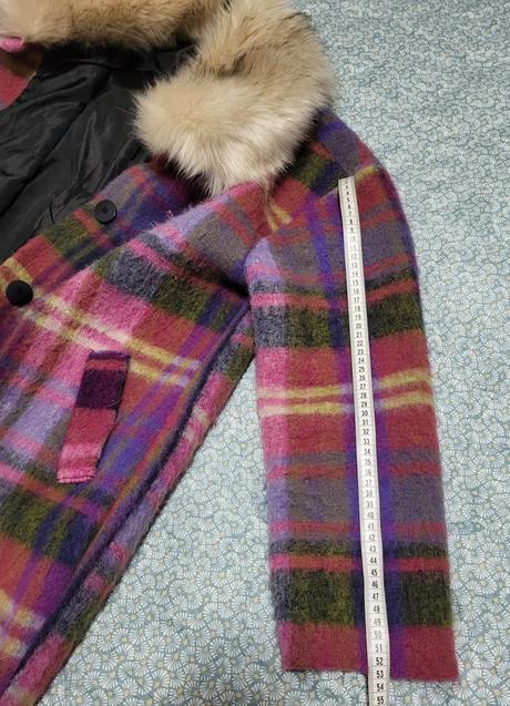 Vlnený kabát s kožušinkou, m