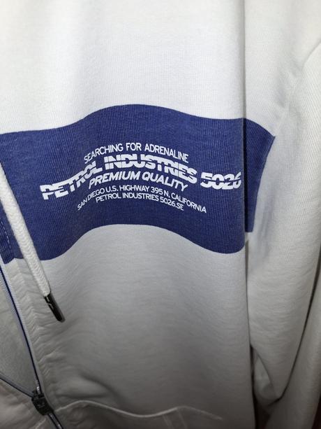 Biela mikina petrol industries s- ko, s