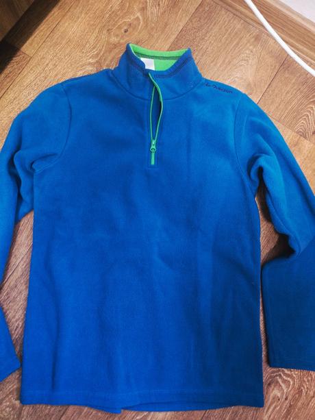 Fleece mikina, decathlon,146