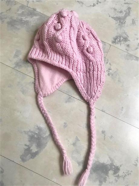 Teplá čiapka podšitá flisom 74/80, h&m,74