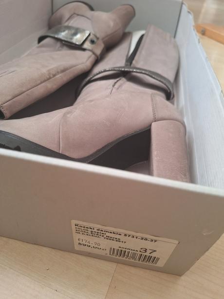 Kožené čižmy 37 wojas, wojas,37