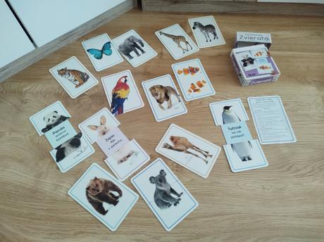 Náučné kartičky - zvieratá, 
