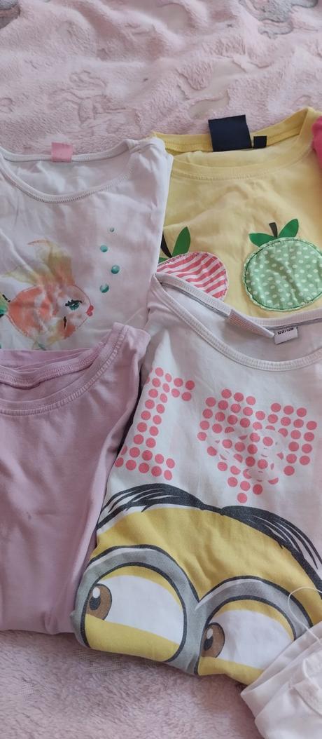 9x tricka s kratkym rukavom, palomino,128