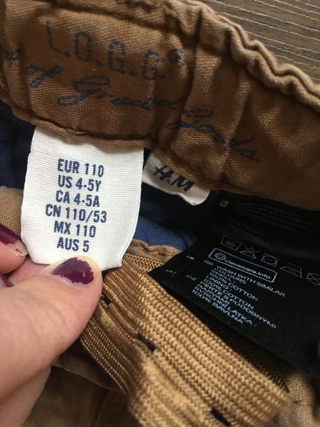 Nohavice 110, h&m,110