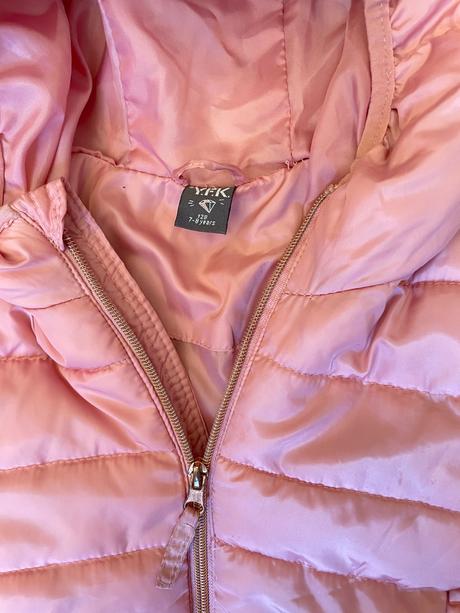 Dievčenská prešívaná bunda y.f.k. veľkosť 128 7-8y, 128