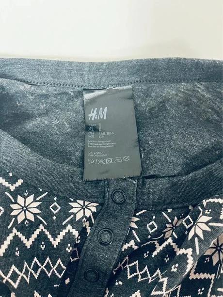 Pyžamový / domáci set h&m nórsky vzor veľkosť s, h&m,s