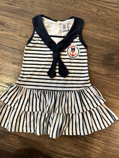 Letné námornické šaty veľkosť 86, 86