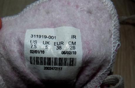 Ružové vysoké tenisky, 39