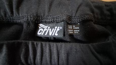 Zateplené dlhé cyklistické nohavice, crivit,m