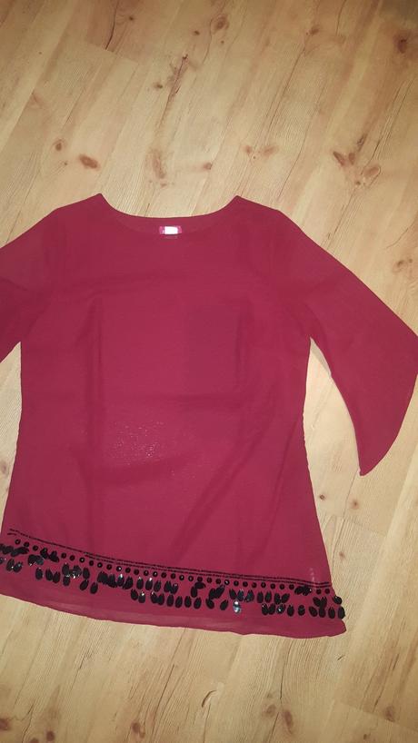 Bordová blúza, 44, 44