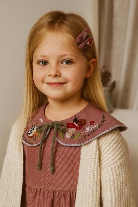 Ručne vyšívaný golier na šaty/sveter ...,