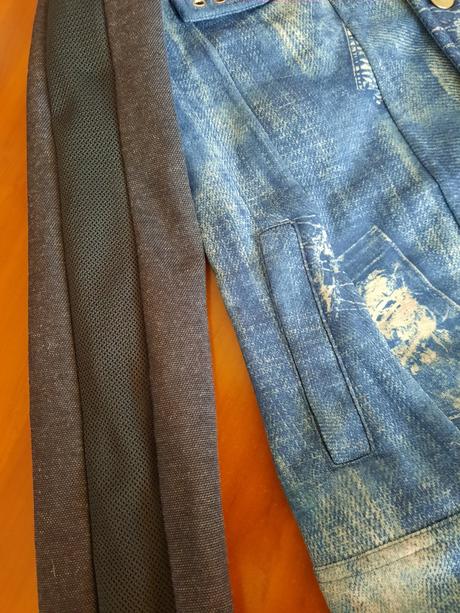 Zateplená dievčenská mikino-bunda s kapucňou, xs