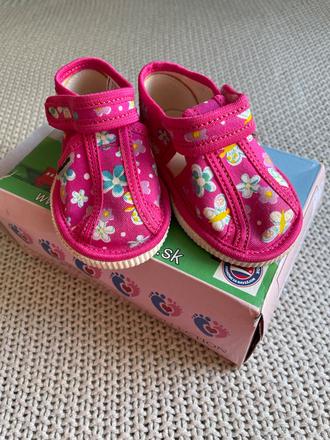 Papuče detské dievčenské, veľ. 18, wanda,18