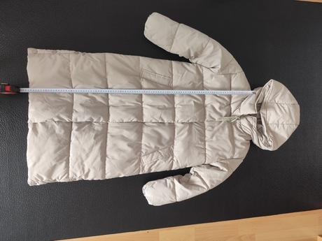 Predám dievčenský dlhý prešívany kabát, reserved,146