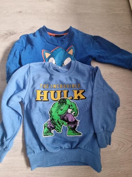 Súprava sonic+pulover hulk, 104