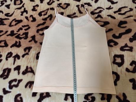 Elegantné bavlnené tielko marhuľovej farby, veľ.l,, l