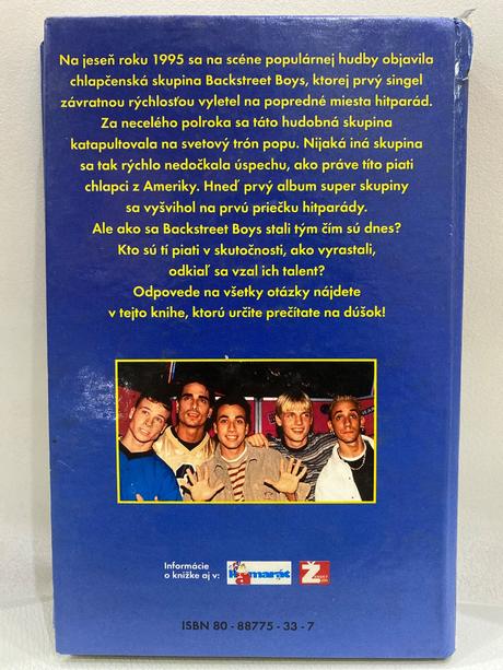 Kniha - backstreet boys - hviezdy z usa, 