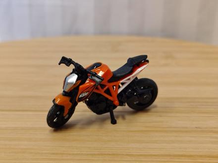 Kovová motorka siku, ktm 1290 super duke , s 16133, 