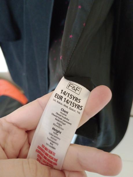 Kabátik prechodný, f&f,164