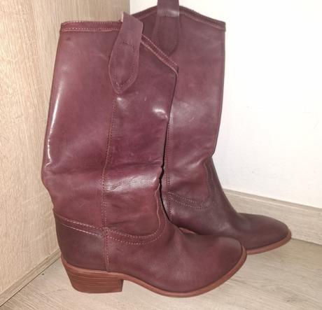 Dámské kožené čižmy, 37