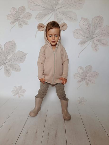 Zateplené mikiny s uškami, active,80 - 134