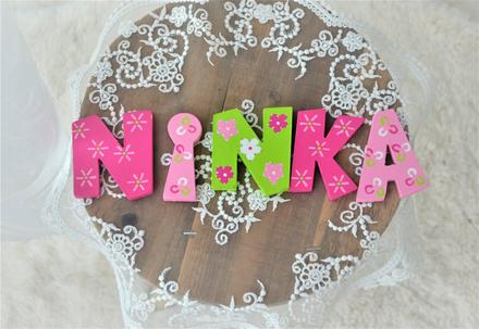 Drevený nápis-písmenká, 