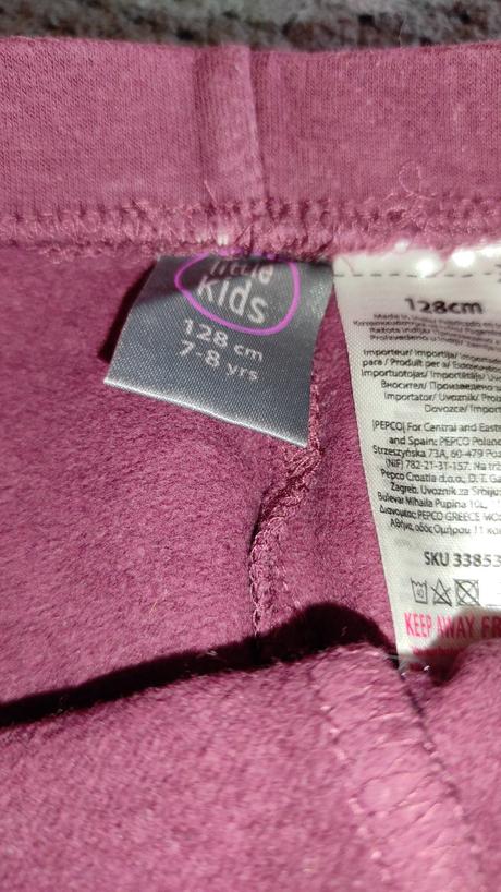 Zateplené legíny, pepco,122