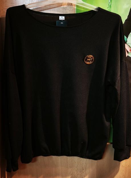 Dámsky svetrík s ozdobou, 38 - xxxl