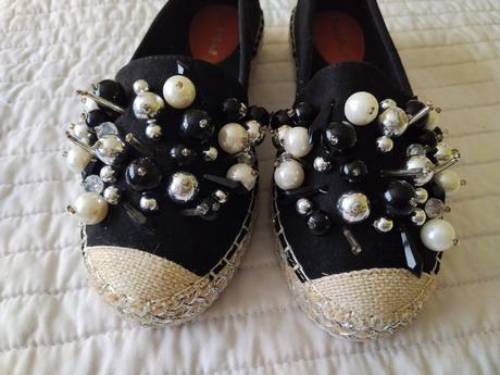 Čierne espadrilky, 40