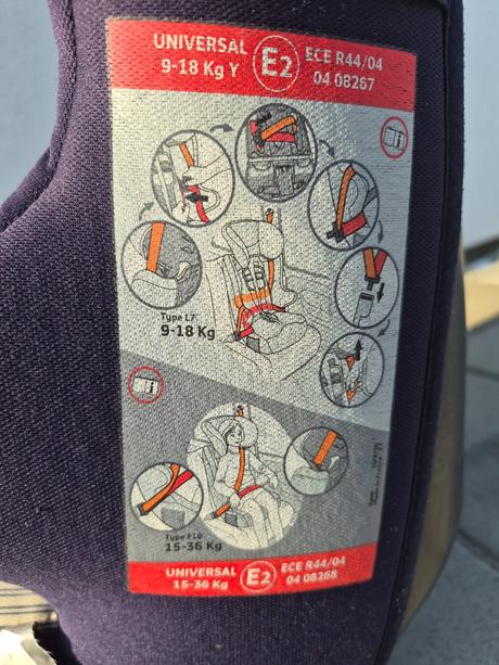 Autosedacka nania, od 9 do 36kg, nania